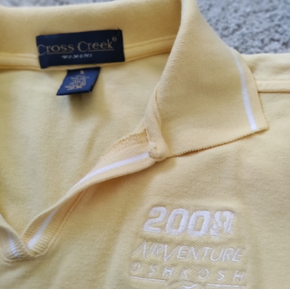 2 AirVenture Women shirts. 1 collar/1 t-shirt.Oshkosh Aviation EAA - Picture 3 of 5